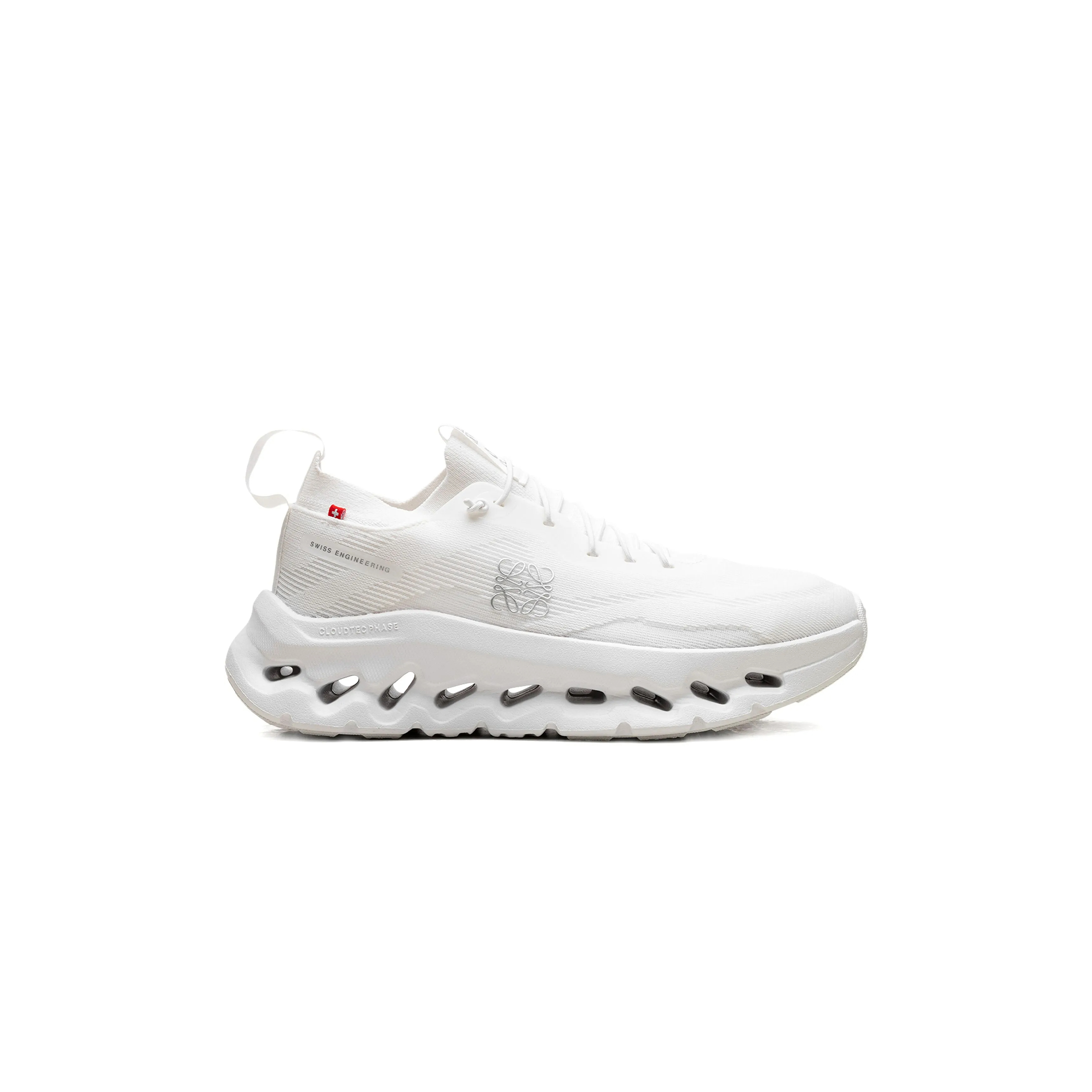 LOEWE X ON CLOUDTILT ALL WHITE SNEAKERS 3MD30330108